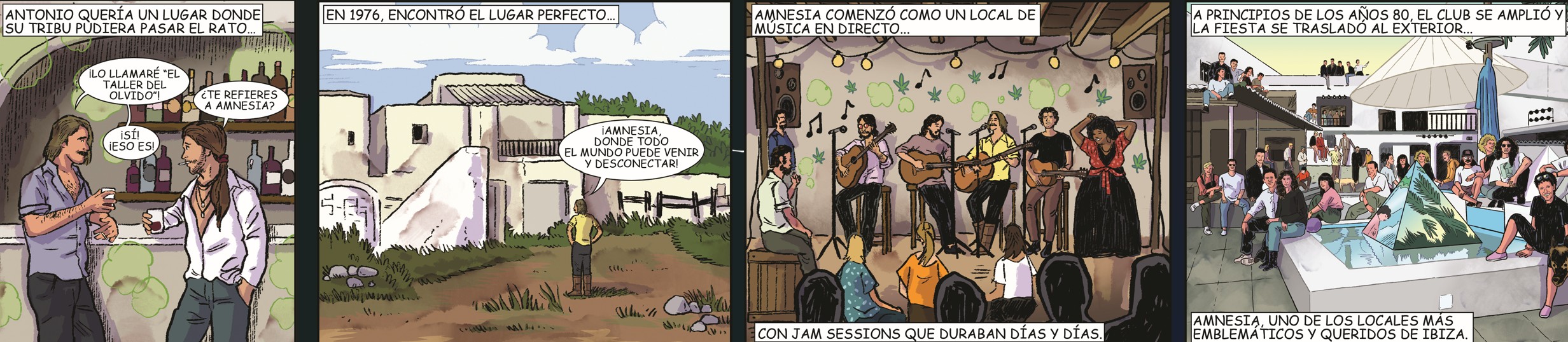 Comic Amnesia Ibiza - We Love Ibiza Comic Book